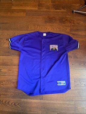 Vintage Minnesota Vikings Majestic Baseball Jersey
